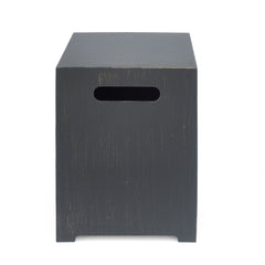 Modern Tank Holder Side Table With Powder Coated Frame