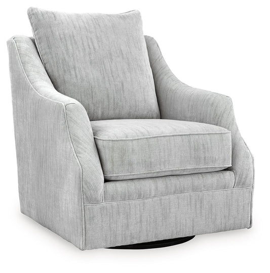 Gubbins - Swivel Accent Chair - Gray