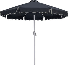 Amalfi - Aluminum Patio Umbrella - Light Brown Base / White Pole