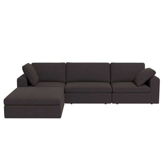 Cecilia - Modular Corner Sectional, Modern Sofa - Gray