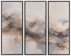 Larrondale - Wall Art Set (Set of 3) - Black / Gray / Brown