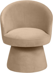 Selene - Upholstered Swivel Dining Chair