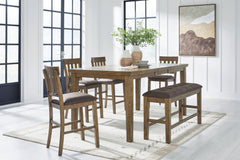 Urbinforte - Counter Height Extension Dining Table Set