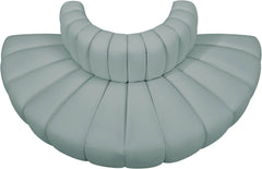 Arc - Faux Leather 4 Piece Modular Sofa