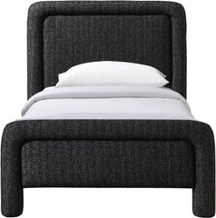 Baylor - Fabric With Interwoven Chenille Upholstered Bed