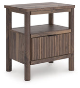 Pamytta - One Drawer Night Stand - Brown