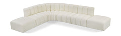 Arc - Faux Leather 7 Piece Corner Modular Sofa