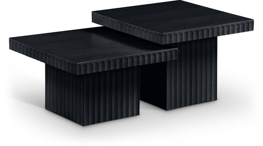 Spencer - 15" Oak Veneer 2 Piece Coffee Table