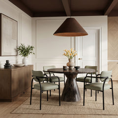 Serava - Vegan Leather Upholstered Dining Chair (Set of 2)
