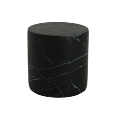 Cylindrical Design, Outdoor Lightweight Concrete Side Table