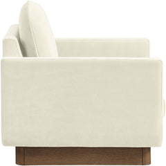 Diviento - Velvet Performance Fabric Upholstered Accent Chair