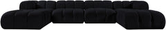 Orin - Velvet 6 Piece Modular Double Chaise Sectional