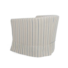 Zeniqua - Upholstered Swivel Chair With Loose Cover