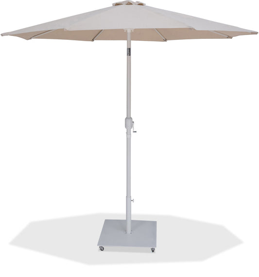 Fiji - Aluminum Patio Umbrella With Square White Base