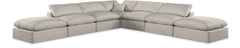 Comfy - 7 Piece Linen Modular Corner Sectional