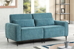 Valentina - Sofa With Metal Legs And Throw Pillows