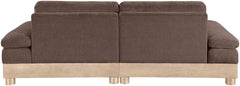 Turin - Chenille Fabric Upholstered Modular Sectional - Brown