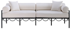 Portofino - Resilient Water Repellent Fabric 85.75" Upholstered Outdoor Patio Sofa