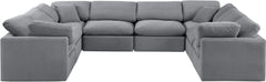 Indulge - Velvet 8 Piece Modular Sectional