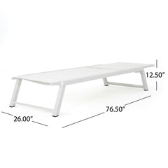 Myers - Modern Chaise Lounge Set With Adjustable Back