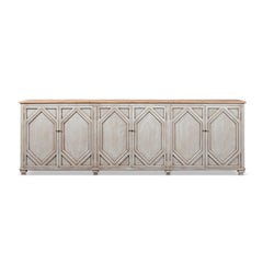 Colette - 6 Door Cabinet Sideboard - Brown