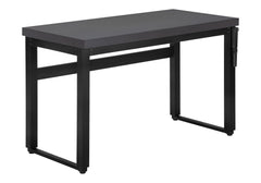 Computer Desk, Home Office, Standing, Adjustable, Laptop, Contemporary & Modern - Gray
