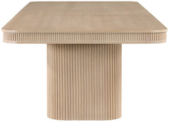 Mohari - Solid Wood And Oak Veneer 112" / 160" Dining Table