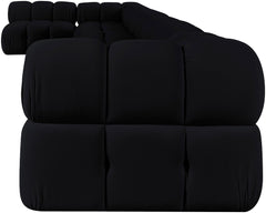 Orin - Velvet Performance Fabric Upholstered 8 Piece L-Shaped Sectional