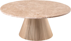 Cindra - Genuine Marble Top And Iron Base Table