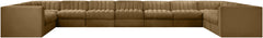 Rummi - Velvet Performance Fabric Upholstered 11 Piece Modular Sectional