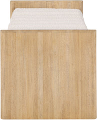 Waverly - Bench With Natural Frame