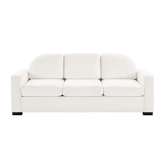 Modern 3 Seater Sofa With Curved Backrest