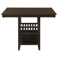 Jaden - 5 Piece Square Counter Height Dining Set - Espresso