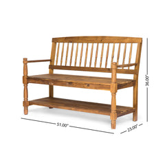 Imperial - Bench With Built In Shelf
