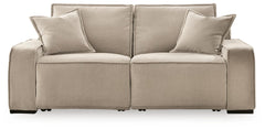 Carceri - 2-Piece Power Reclining Sectional Loveseat - Cashmere