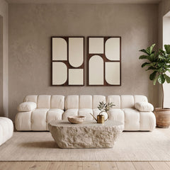 Icon - Mango Wood 2 Piece Wall Art