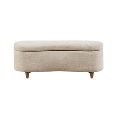 Bailey - Flip Top Storage Bench - Taupe