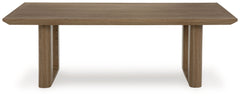Serene Bay - Rectangular Cocktail Table - Dark Brown