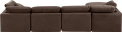 Indulge - Velvet 5 Piece Modular Sectional With Chaise