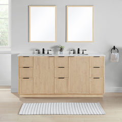 Willard - Engineered Stone And Solid Wood Bathroom Vanity