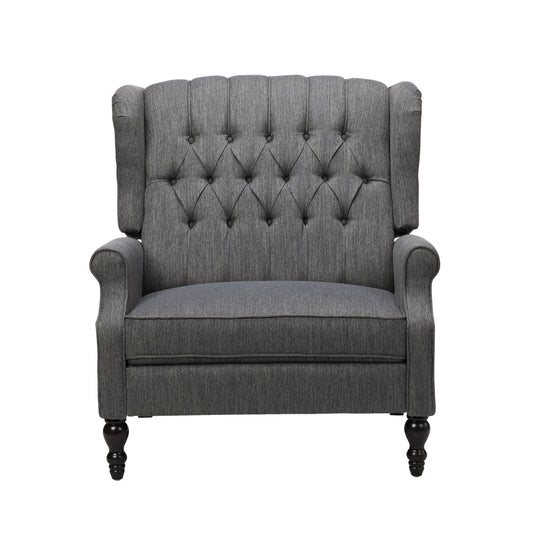Dunham - Contemporary Fabric Tufted Oversized Pushback Recliner