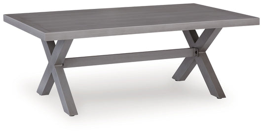 Half Moon Beach - Rectangular Cocktail Table - Gray