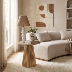 Cindra - Genuine Marble Top And Iron Base Table