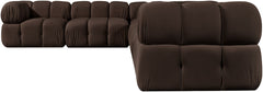 Orin - L-Shaped Velvet 6 Piece Modular Sectional