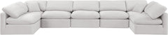 Indulge - Velvet 7 Piece Modular U-Shaped Sectional
