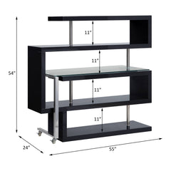 Buck II - Writing Desk With Bookshelf
