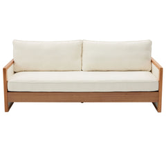 Modern 3 Seater Sofa With Armrests, Living Room Couch