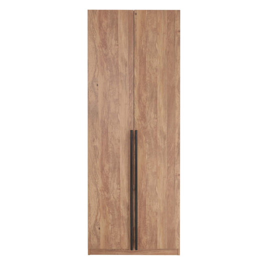 Lee - Free Standing Wardrobe Closet With Drawers And Shelves