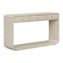 Console Table With 3 Drawers And Display Shelf