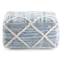 Cowan - Handcrafted Square Pouf